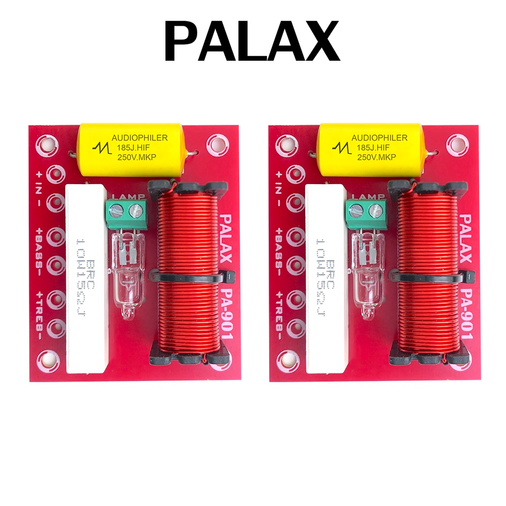 Mạch phân tần công suất lớn bảo vệ loa Palax PA-901 có đèn bảo vệ chống cháy loa treble