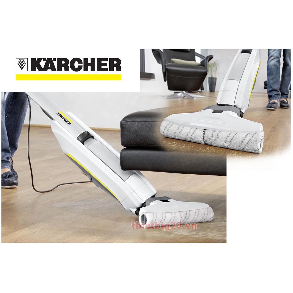 MÁY CHÀ SÀN NHÀ CỦA ĐỨC KARCHER FC5 PREMIUM EU (KÈM CON LĂN DỰ PHÒNG)