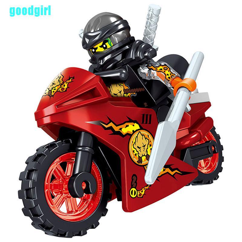 Set 8 Mô Hình Xe Mô Tô Đồ Chơi Lego