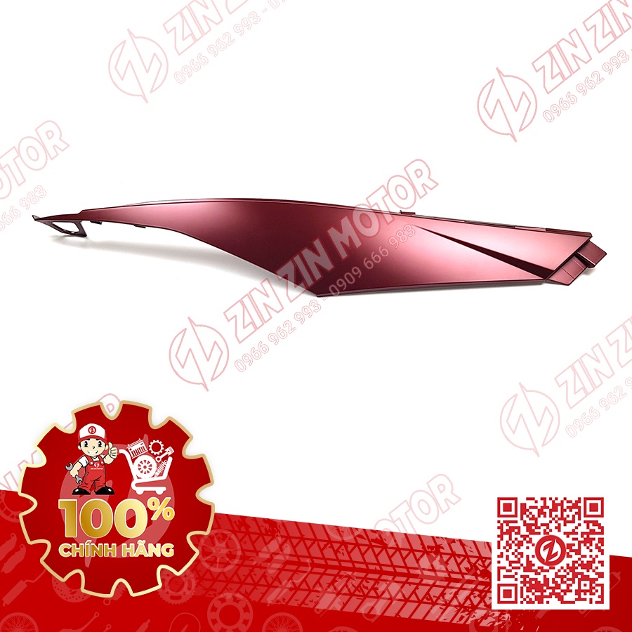Ốp sườn bụng sau Satria Fi Raider Fi phải đỏ nhám 47111-12K00-YUL chính hãng Suzuki