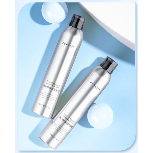 Xịt bọt giữ sóng xoăn mềm mại cho tóc uốn Pureyes 450ML