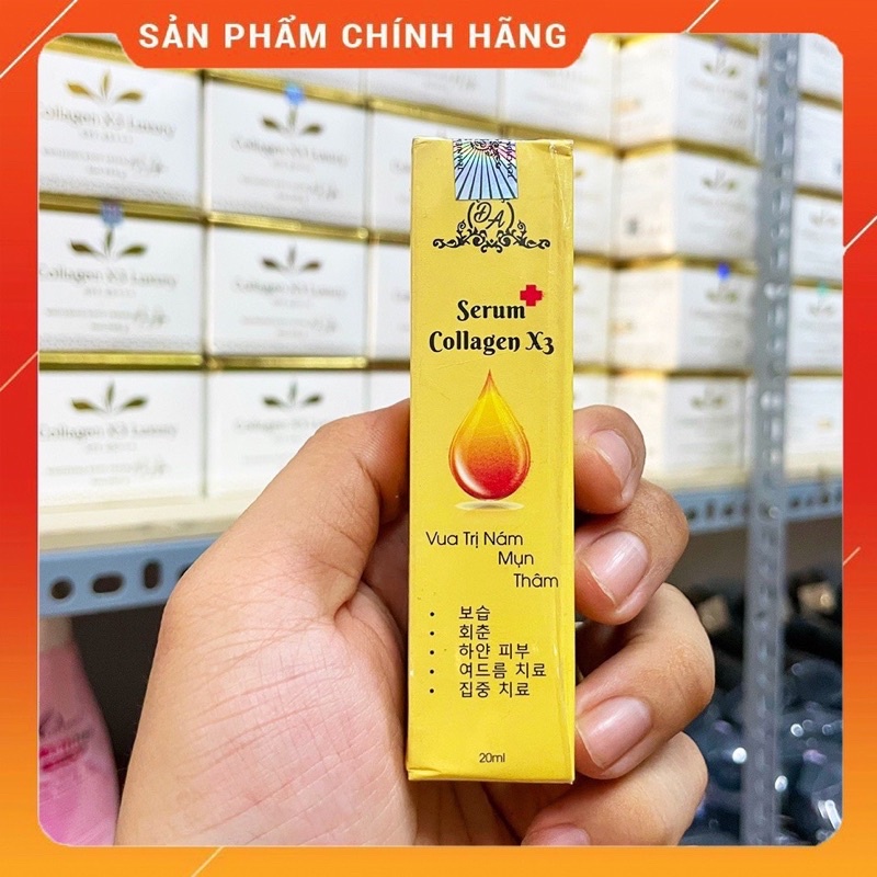 Combo Kem Face & Serum Collagen X3 Đông Anh Chính Hãng