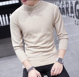 Áo len cổ 3 phân