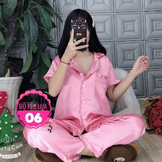 Đồ bộ phi lụa bèo chất lụa đẹp cao cấp ms bộ phi lụa 06