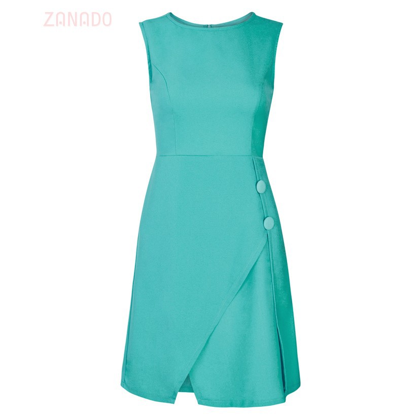 ZERASY - Đầm vạt chéo phối nút | BigBuy360 - bigbuy360.vn