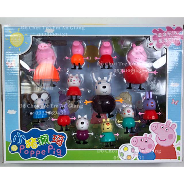 Bộ đồ chơi Gia đình HEO PEPPA  ( hàng sẵn )