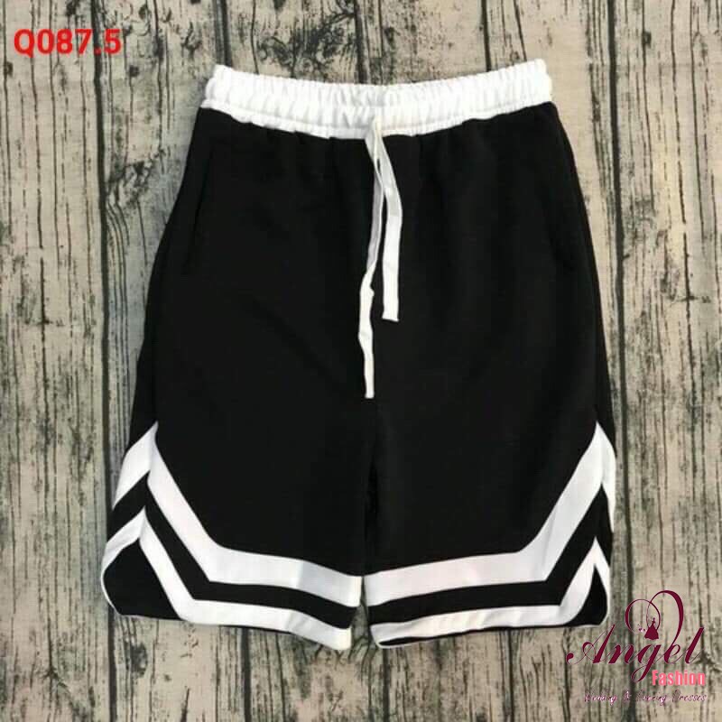 [Freeship] Quần short unisex nam nữ kẻ sọc cá tính thời trang Noble TP73