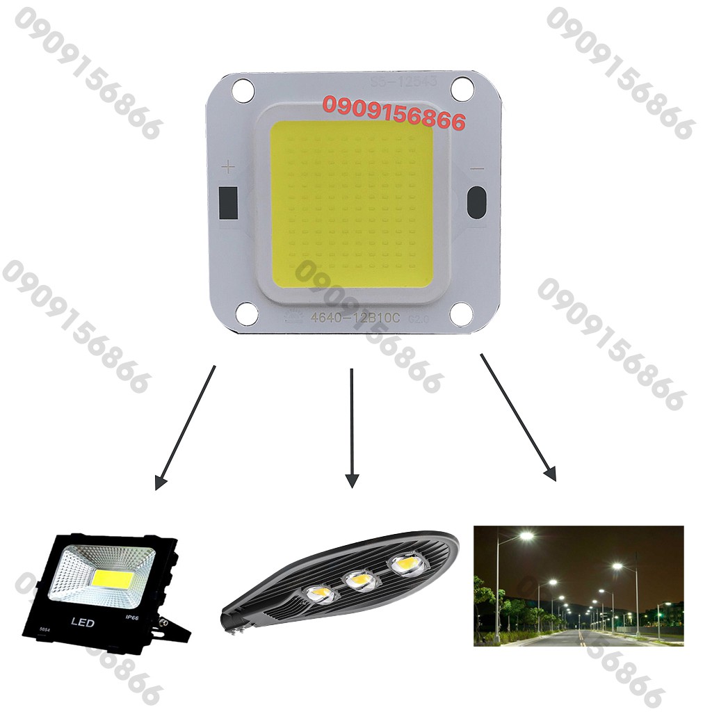 Mắt led 36v 50w , mắt led cho đèn pha , đèn đường