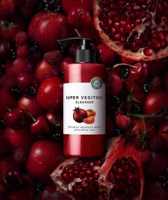 SỮA RỬA MẶT RAU CỦ THẢI ĐỘC MÀU ĐỎ CHIẾT SUẤT CÀ CHUA LỰU VÀ CAROT 300ml