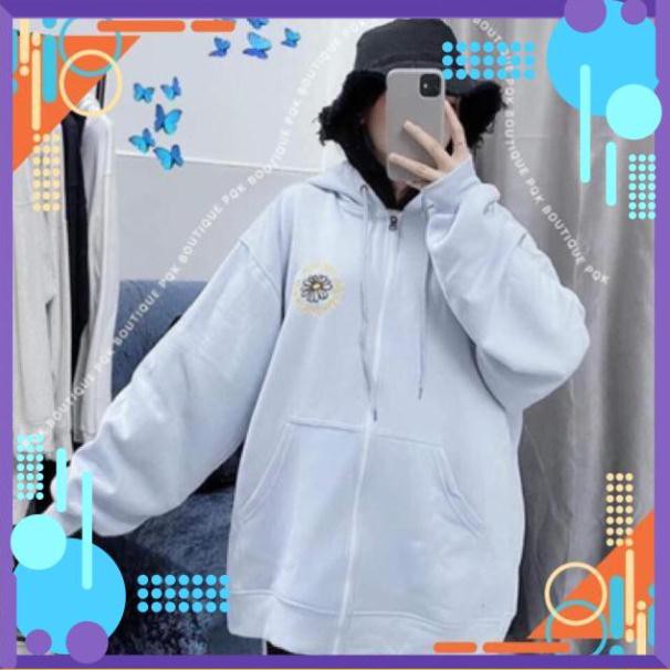 [Mặc Là Sang] Áo Khoác Nỉ - Áo Hoodie form rộng Floral Fun Siêu Chất , Hoodie Nỉ Thời Trang. AZ