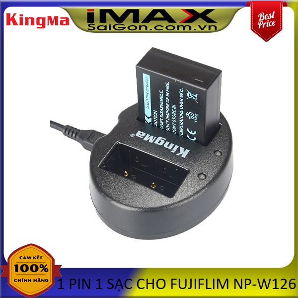 PIN SẠC MÁY ẢNH KINGMA NP-W126