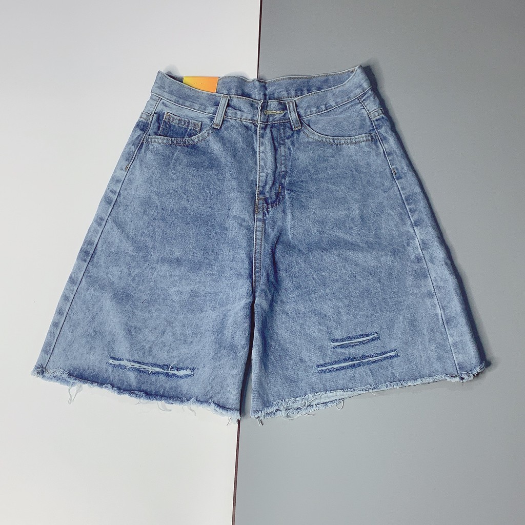 Quần Short Jeans Nam Nữ Rách / Quần Bò Đùi Siêu Chất Q33