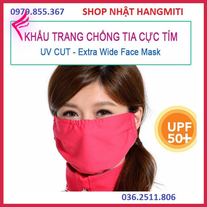 Khẩu trang chống tia UV cut 96% hàng Nhật