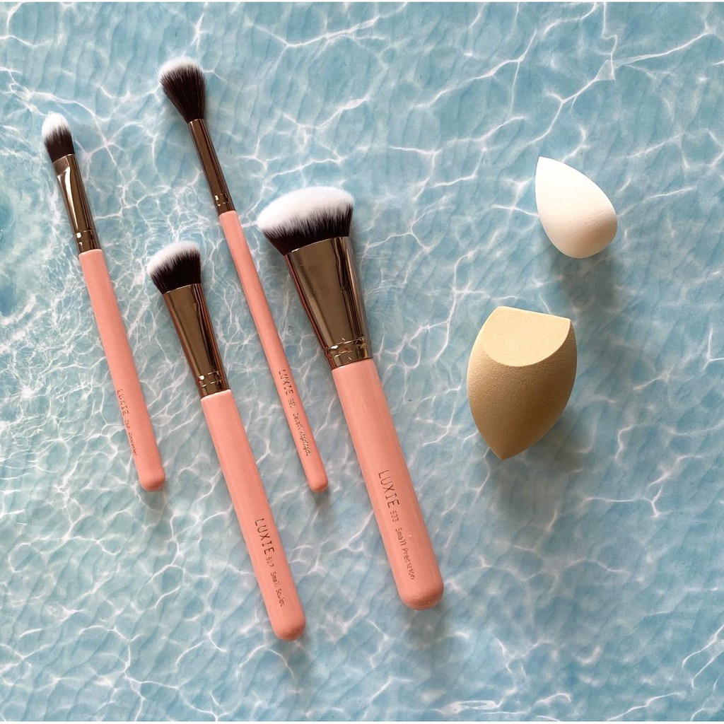 Bộ 4 cây cọ + 2 mút Luxie