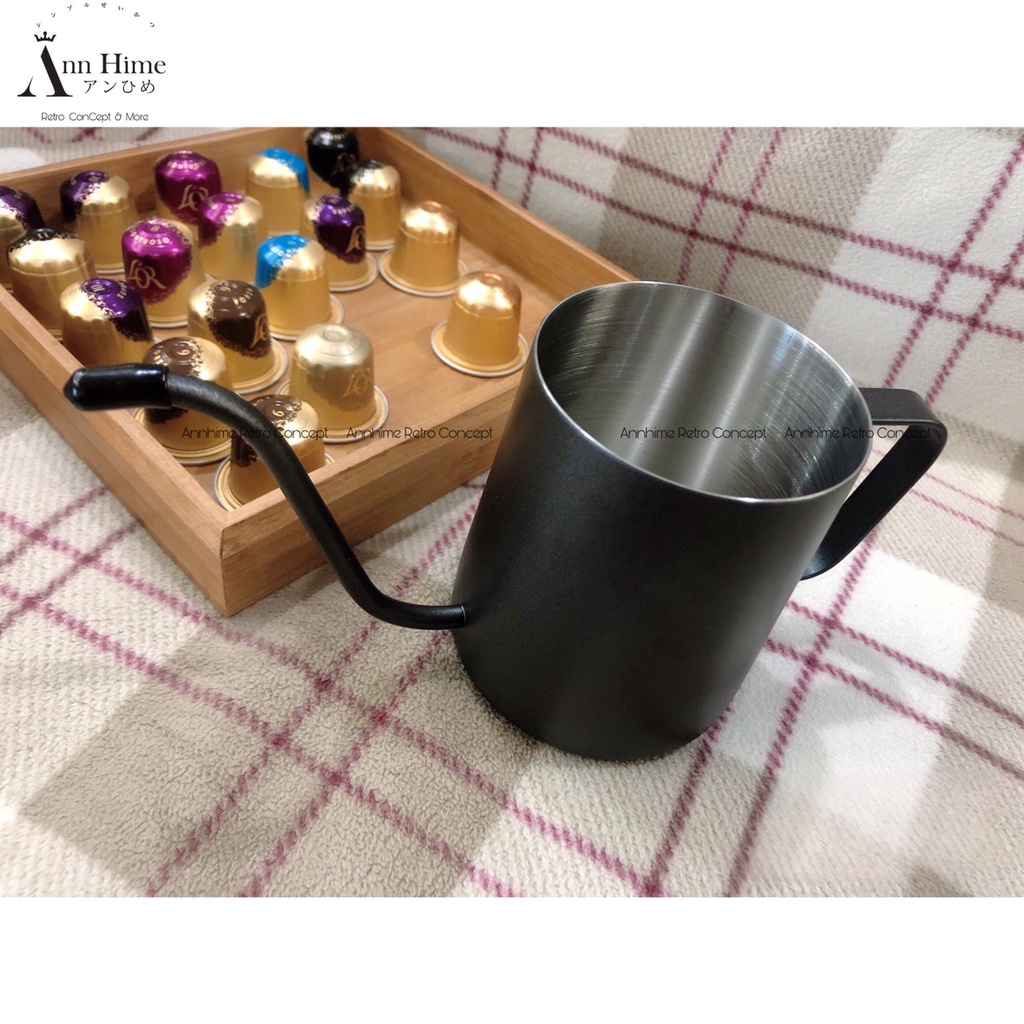 Ấm Cổ Ngỗng Pha Cà Phê Moka Pot 400ml Cao Cấp