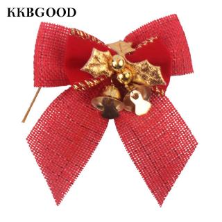 Nơ Vải Lanh Trang Trí Cây Thông Noel 1