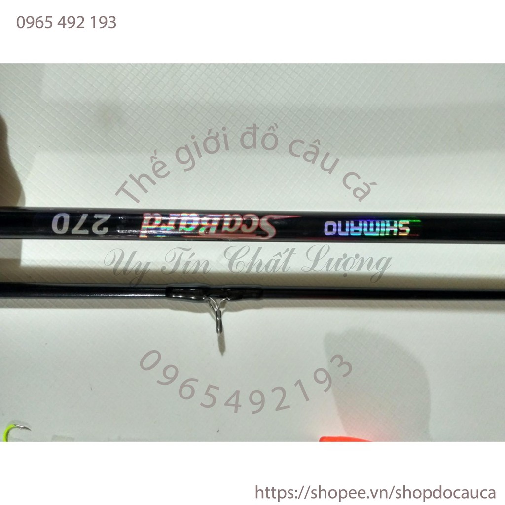 Bộ Cần Câu 2 khúc Shimano đặc 2m7 Máy Yolo CS6000 ( rẻ vô địch )