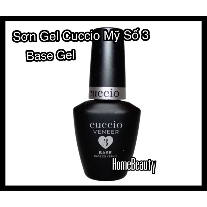 Sơn Gel CUCCIO Số 3 (base gel)