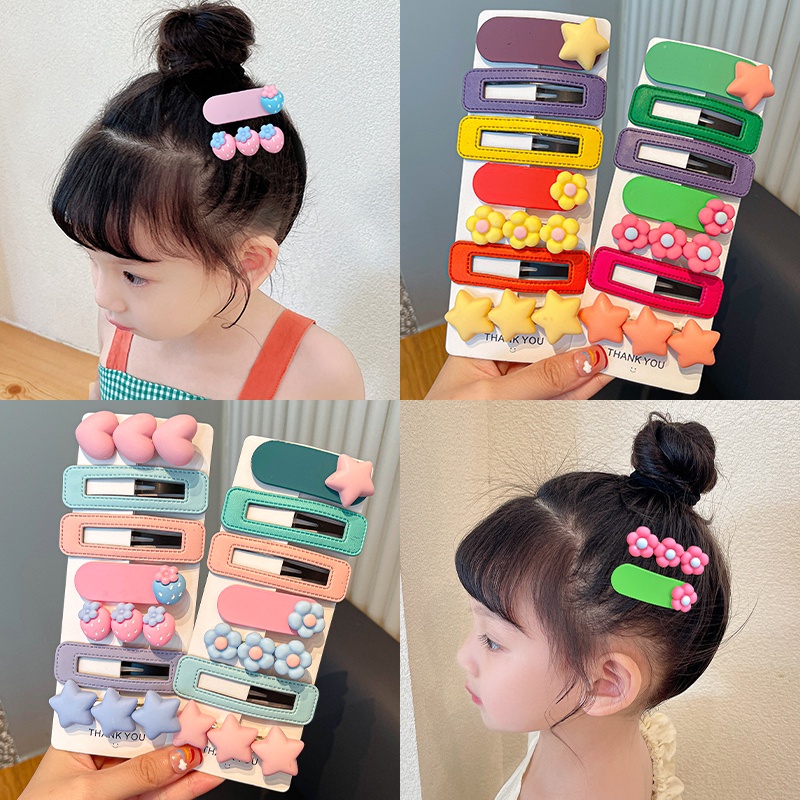 Kẹp Tóc Hoạt Hình Phong Cách Công Chúa Xinh Xắn Cho Bé Gái