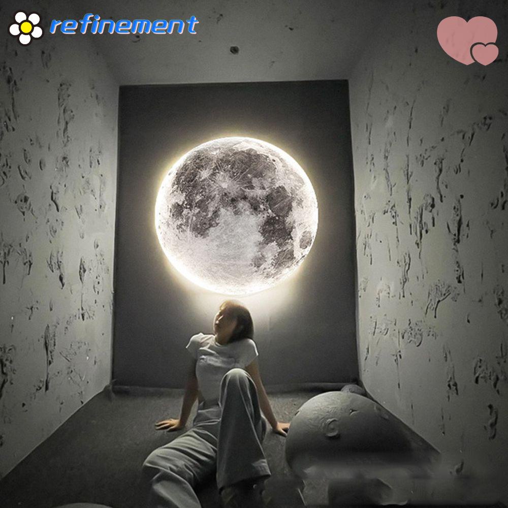 ❉Đèn LED Treo Tường Hình Mặt Trăng Hiện Đại