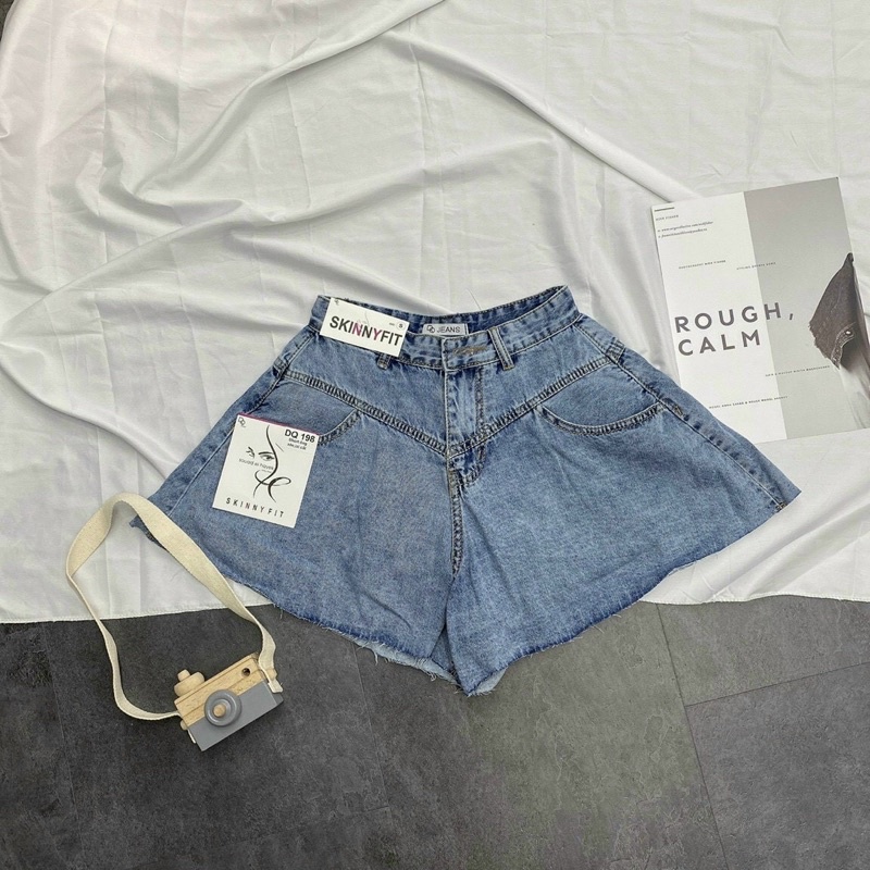 KHOSIBOHOME-Quần Jean đùi xoè xinh