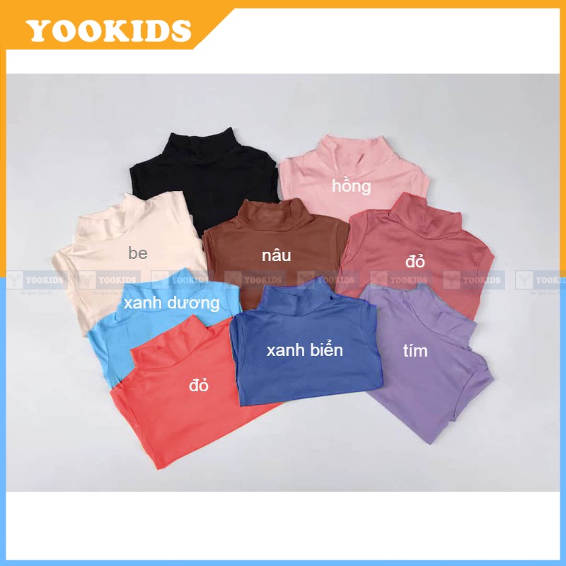 Áo giữ nhiệt cho bé YOOKIDS chất cotton mềm co giãn tốt, Áo giữ nhiệt bé trai bé gái 1 2 3 4 5 tuổi