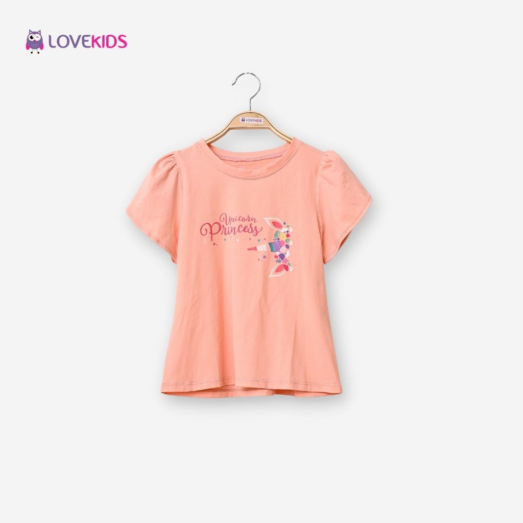 Áo thun bé gái cotton cho bé 6 đến 12 tuổi - LOVEKIDS