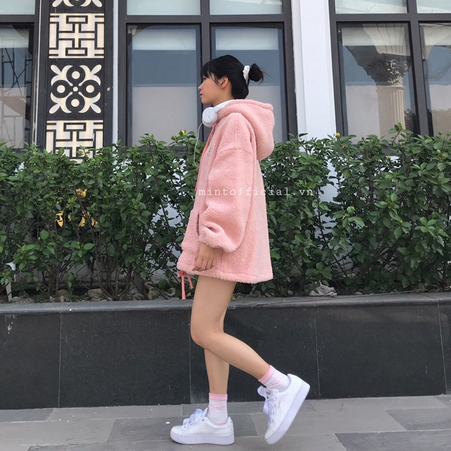 Áo hoodie bông lót nỉ