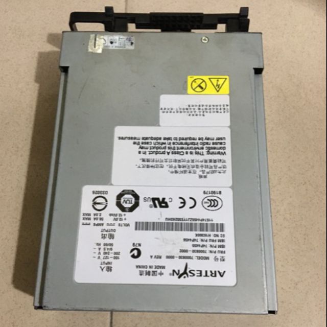 Nguồn server ibm artesyn 700w 12v 56A
Nguồn máy server thương hiệu của IBM  ra 12v    đã kích hoạt sẳn về chỉ sài.