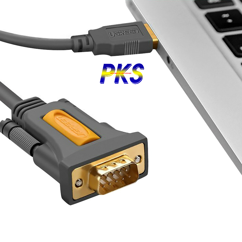 Cáp Chuyển Đổi USB 2.0 Sang COM RS232 - DB9 dài 2 mét Ugreen 20222