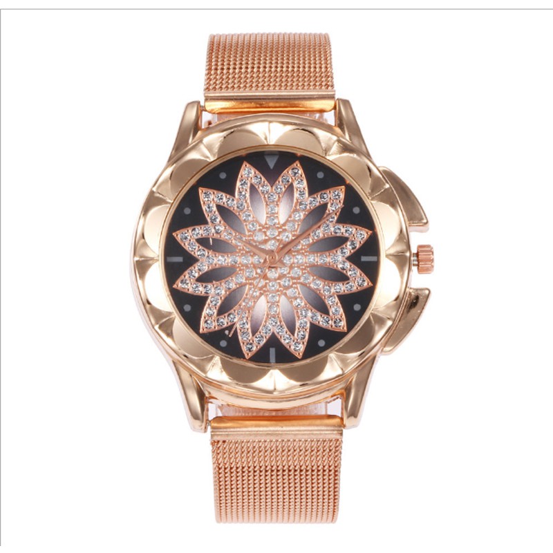 [Mã FAMAYWA2 giảm 10k đơn từ 50k] Đồng hồ nữ cánh hoa dây thép chống gỉ + full hộp BH 8 | BigBuy360 - bigbuy360.vn