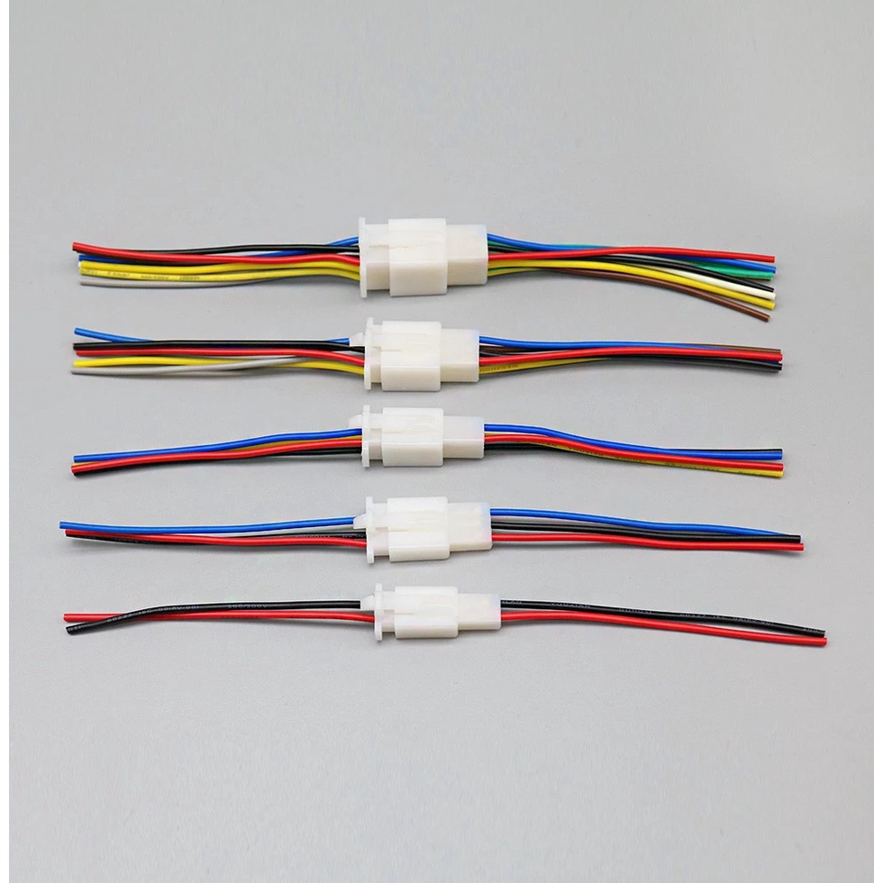 1 Bộ Đầu Nối Dây Điện 2.8mm 1 / 2 / 3 / 4 / 6 / 9 pin Cho Xe Máy