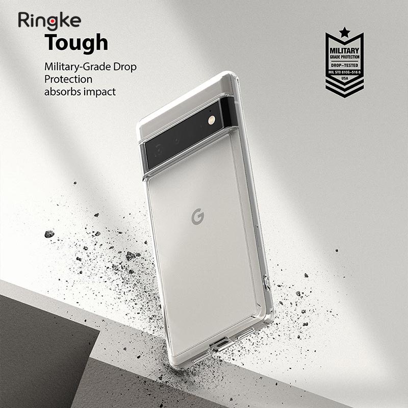 Ốp điện thoại Ringke dòng Fusion cứng viền TPU cho Google Pixel 6/6 Pro