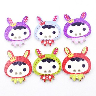 Túi 5 nút gỗ thỏ xinh xắn 🐰🐇