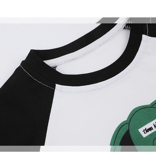 Áo thun ngắn tay raglan cho bé A776 [Form nhỏ hơn 0.5]