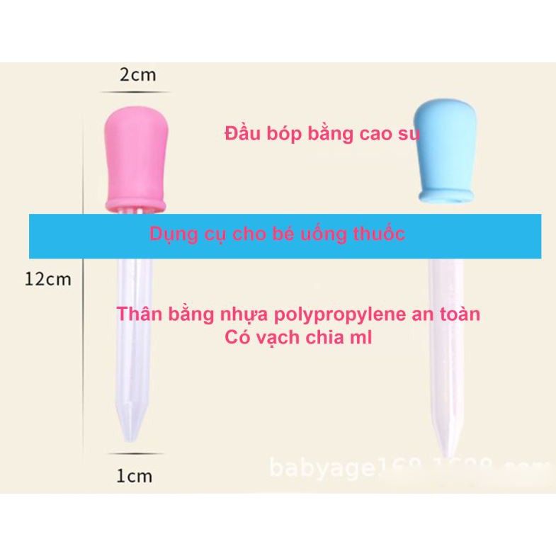 Ống Nhỏ Giọt 5ML - Ống Uống Thuốc Hiệu quả - UT5ML