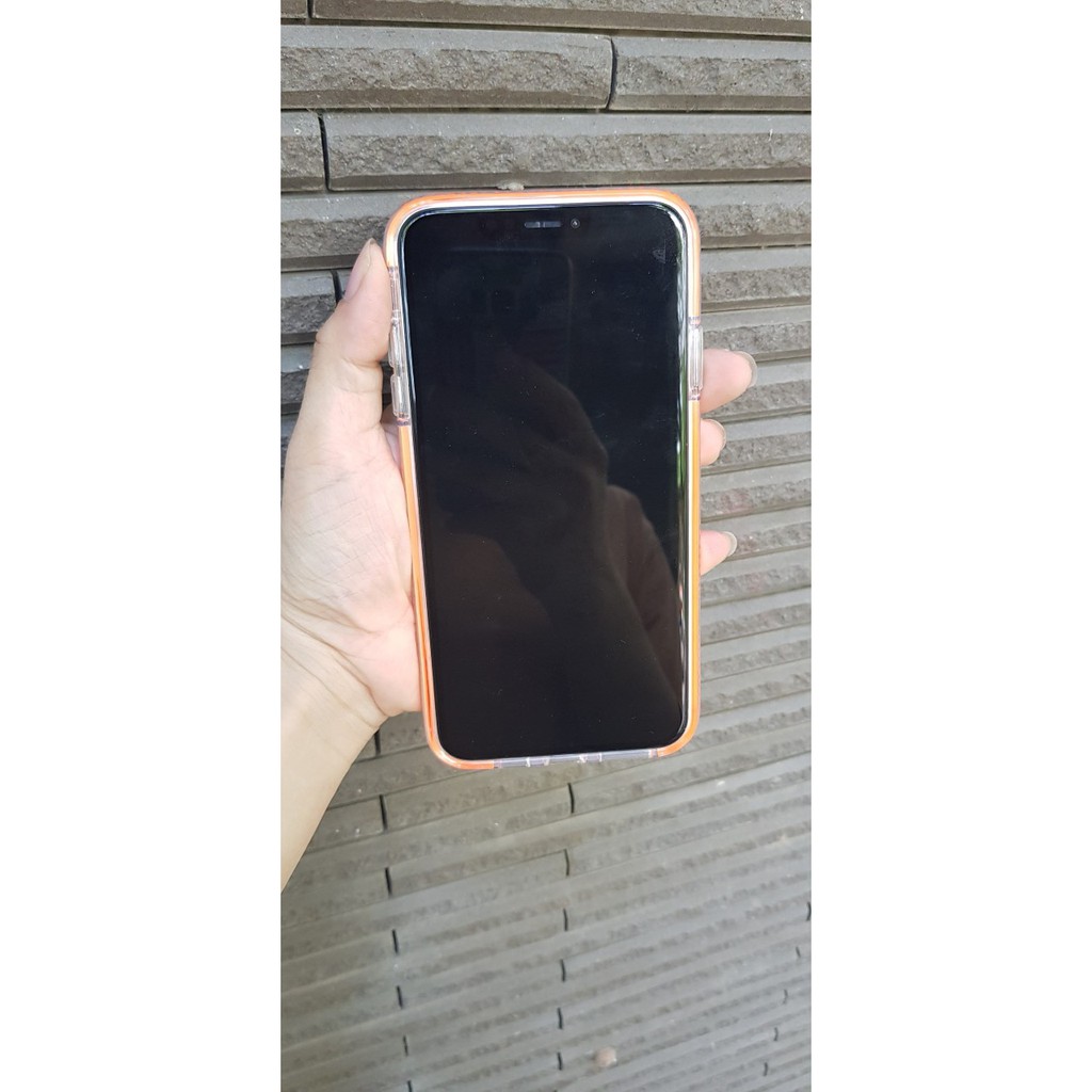 Ốp điện thoại nhựa TPU mềm trong suốt viền màu chống trầy thời trang cho Iphone X XR XS max 6 6S 6P 7 8 Plus