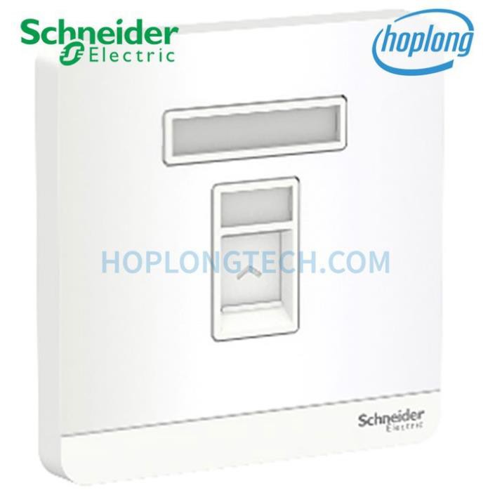 [CHÍNH HÃNG] E8331RJS5_WE_G19 Bộ ổ cắm mạng cat5 đơn màu trắng dòng AvatarON Schneider