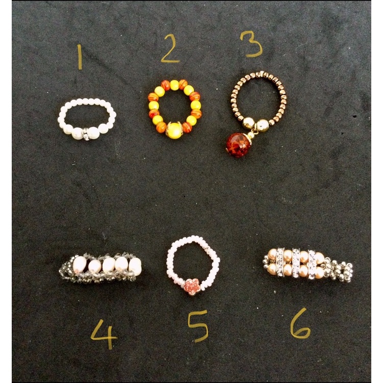 Nhẫn kết hạt bản nhỏ