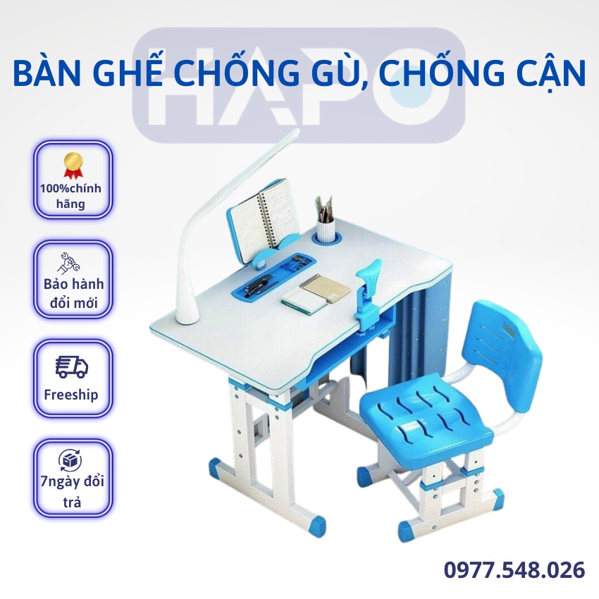 Bộ Bàn Ghế Chống Gù, Ghế Ngồi Học Chống Cận Thị 3 Chế Độ Cho Các Bé