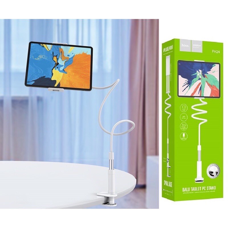 KẸP LIVE STREAM XOAY NGANG DỌC CHÍNH HÃNG HOCO PH 24 - KẸP ĐUÔI KHỈ CHO IPAD ĐIỆN THOẠI ĐỂ BÀN GIÁ ĐỠ PH24