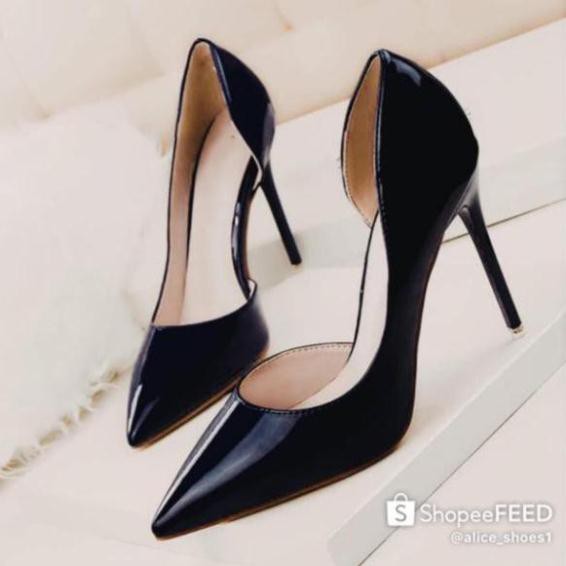 Giày Cao Gót Hở Eo 9P - VNXK Cao Cấp - Cực Xinh - Full Size 34-39 M88