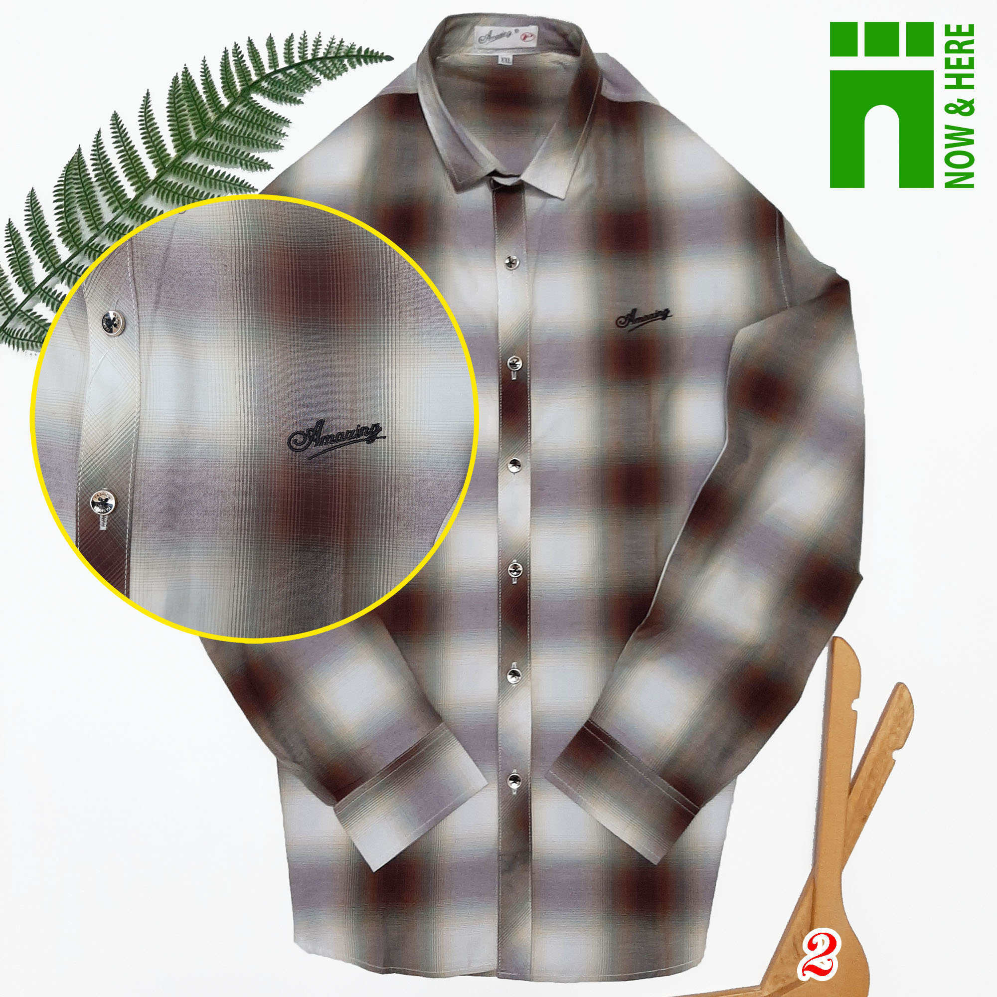 Áo sơ mi nam body CARO đăc sắc, Tay dài và tay ngắn, size đến 75kg - NH Shop | BigBuy360 - bigbuy360.vn