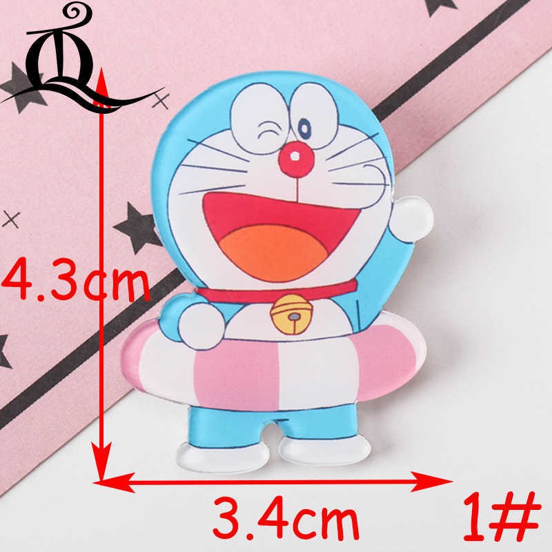 Huy Hiệu Cài Áo Hình Mèo Máy Doraemon Dễ Thương