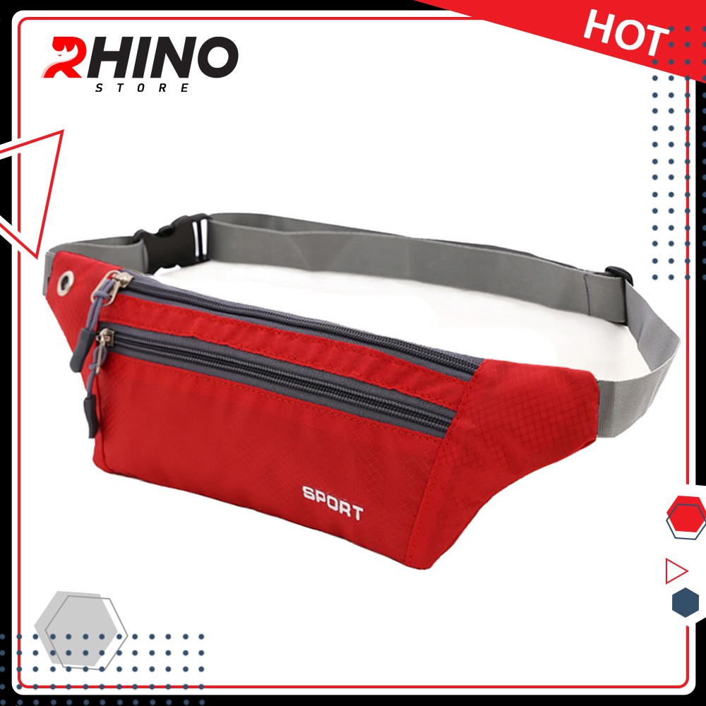 Túi đeo thời trang nam nữ, túi đeo Rhino B901 không thấm nước dùng để đi chơi, chạy bộ, chơi các môn thể thao