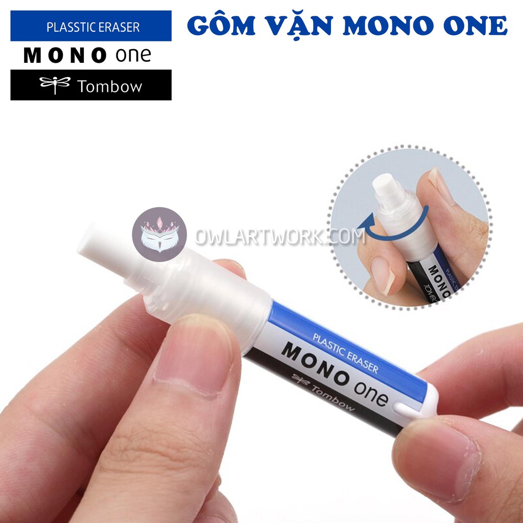 [CHÍNH HÃNG] Bút GÔM vặn Tombow Mono One