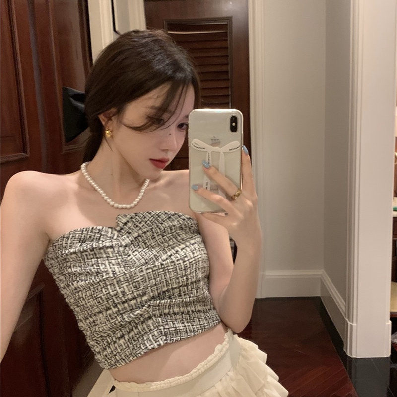 Áo Croptop Dáng Ôm Thời Trang Mùa Hè Quyến Rũ Cho Nữ