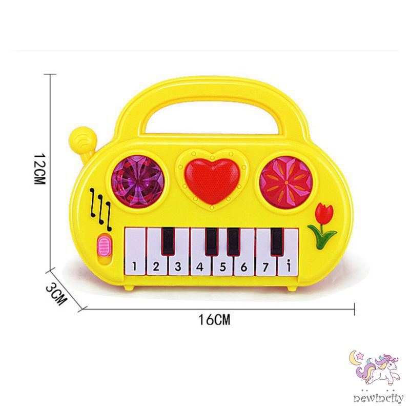 Đàn Organ Điện Mini Có Nhiều Nút Bấm Đa Năng Kiểu Dáng Dễ Thương Dành Cho Bé