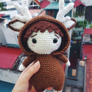 Thú len móc - Bé mũ nai Renly