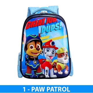 [Balo bé trai đi học] Balo trẻ em cho bé TRAI cấp 1 HÌNH PAW PATROL - DOREMON  BB301 🎒 🎒 🎒